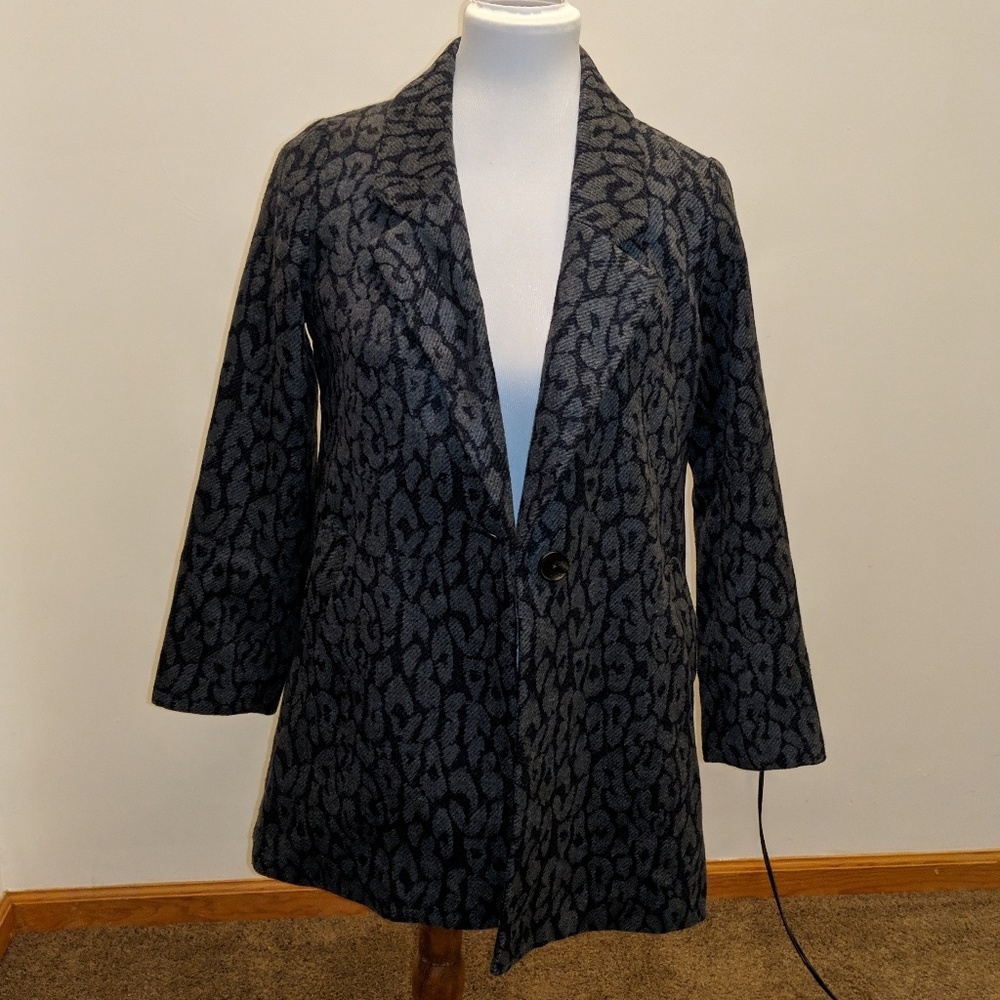 Old Navy cheetah print coat